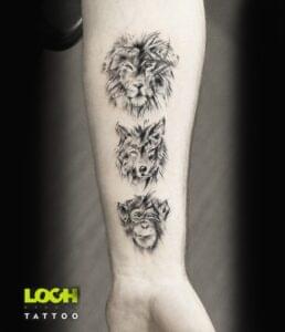 Loch Studio Tattoo - Zwierzęta