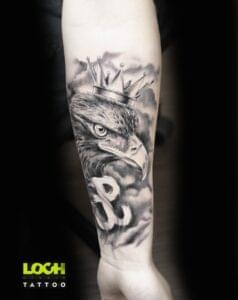 Loch Studio Tattoo - Polska Walcząca z orłem