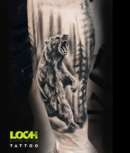 Loch Studio Tattoo - Niedźwiedź