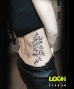 Loch Studio Tattoo - Kwiaty