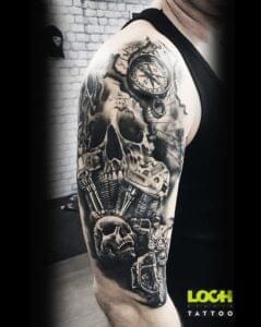 Loch Studio Tattoo - Tatuaż na ramieniu