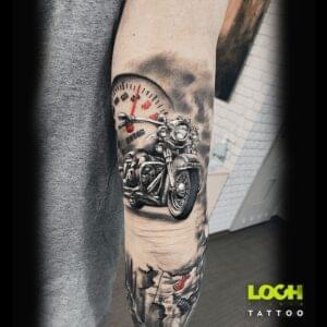 Loch Studio Tattoo - Motocykl