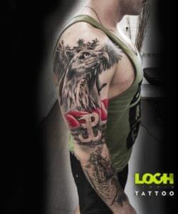 Loch Studio Tattoo - Rękaw Polska Walcząca