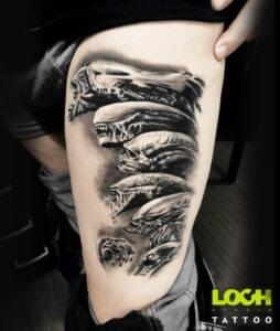Loch Studio Tattoo - Obcy