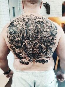 Loch Studio Tattoo - Japoński na plecach