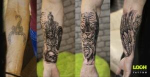 Loch Studio Tattoo - Cover up