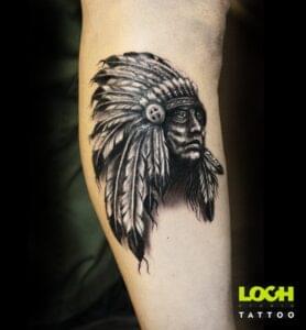 Loch Studio Tattoo - Indianin