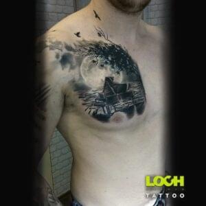 Loch Studio Tattoo - Fortepian nad wodą