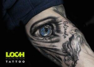 Loch Studio Tattoo - Kolorowe oko