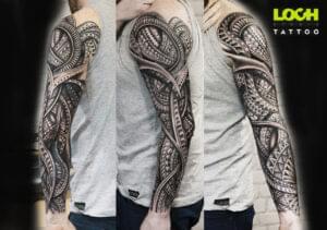 Loch Studio Tattoo - rękaw
