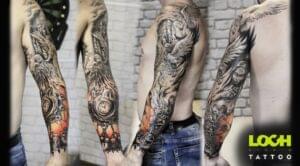 Loch Studio Tattoo - rękaw