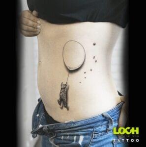 Loch Studio Tattoo - mały tatuaż animowany