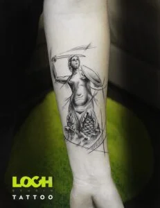 Loch Studio Tattoo - Syrenka Warszawska