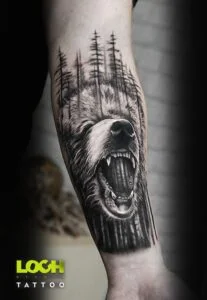 Loch Studio Tattoo - Niedźwiedź