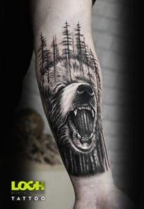 Loch Studio Tattoo - Niedźwiedź