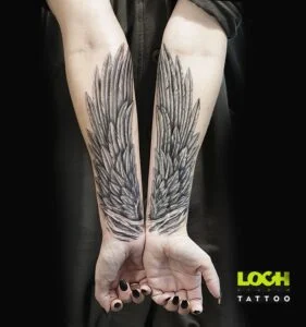 Loch Studio Tattoo - Skrzydła