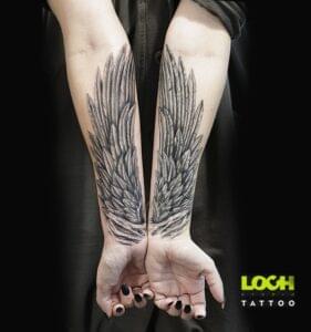 Loch Studio Tattoo - Skrzydła