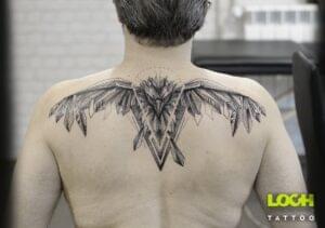 Loch Studio Tattoo - Geometryczny orzeł