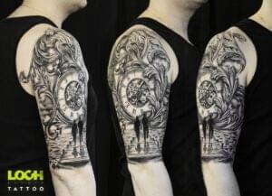 Loch Studio Tattoo - Tatuaż na ramieniu